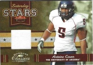 2008 Donruss Classics Saturday Stars Jerseys Prime 137/230 Antoine Cason Rookie - Picture 1 of 2