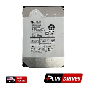 Dell EMC 12TB SATA 0T2YHT 3.5in 512e Server Hard Drive 256Mb 7200 RPM w/ Caddy - Picture 1 of 8