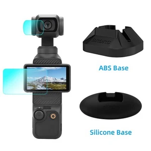 For DJI Osmo Pocket 3 Camera Fixed Base Desktop Stand /Tempered Film Accessories - Foto 1 di 25