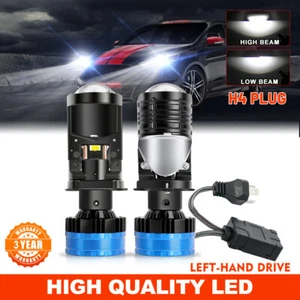 2X LHD 300W H4 9003 Mini LED Projector LED Headlight Bulbs Hi/Lo Beam Retrofit - Bild 1 von 13