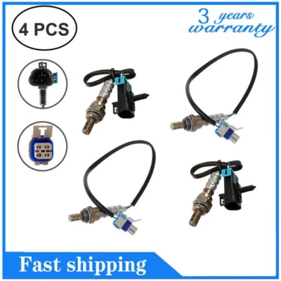 Sensor de oxigênio 4 peças up+downstream para 2011-2015 Chevrolet Silverado 2500 6.0L V8 - Imagem 1 de 4