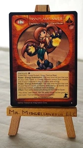 Magi Nation Duel - TRYN FLAME-SAVER - Cald Magi - Nightmare's Dawn * Rune Wizard - Picture 1 of 2
