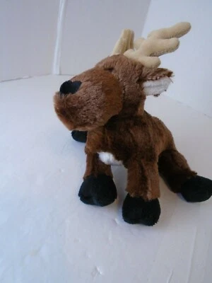 Webkinz Moose Plush (no code) Ganz Brown  - Image 1 of 4