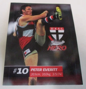 Peter Everitt - St Kilda Saints - Australian Football  / AFL Hero Sticker - 2002 - Picture 1 of 3