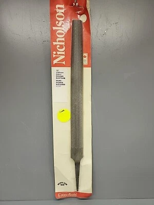 Arquivo Nicholson 10" meio redondo corte bastardo 21882 novo estoque antigo 921882 - Imagem 1 de 4