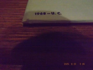1968 US Mint Set Uncirculated 10 Coin Set P&D OGP 40% Silver Kennedy #0165EPC - Picture 1 of 2
