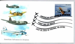#3917 ADVANCES IN AVIATION CONSOLIDATED PBY CATALINA STAMP FDC, EDKEN CACHET - Picture 1 of 1