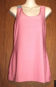 aspire Woman Polyester Pink Shelf-in Bra Crossover Back Running/Yoga Tank Top M - Picture 1 of 5