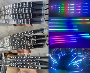 Triple Double Single Row White + RGB+ Dream Color CHASING Underglow Light Strips - Picture 1 of 59