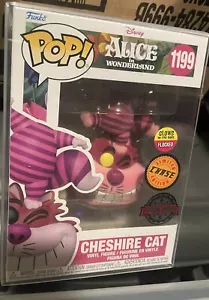 SDCC 2022 UCC SE Funko Pop Cheshire Cat 1199 GITD flocked Chase LE POP Schutz - Bild 1 von 4