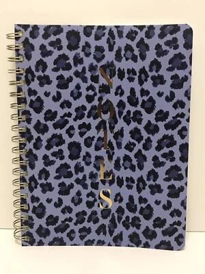 New Fringe Studio WC LEOPARD NAVY Journal Spiral Notebook 192 Lined Pages  - Image 1 of 4