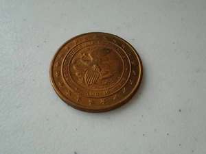 Illinois sesquicentennial Moneta Żeton 1818-1968 Vintage Pieczęć państwowa 150 lat - Zdjęcie 1 z 4