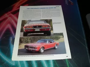 Original 1967 Chevrolet Camaro SS 350 / SS 396 / Camaro Z / 28 Aufschrift - Bild 1 von 2