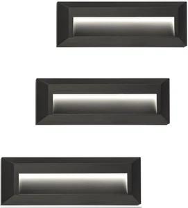 110V-240V LED Step Lights, 2W Waterproof IP65 Outdoor Indoor Staircases Lights, - Picture 1 of 6