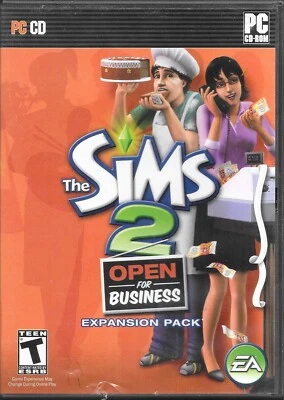 Sims 2: Open for Business-PLUS MANUAL-COMPLETE-PC DVD-ROM-FREE SHIP IN CANADA - Image 1 of 3