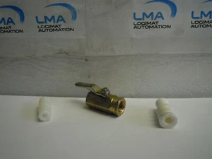 SMC 2929406 BALL VALVE BRASS 1/4" FEMALE NPT 1/4" FEMALE NPT KIT ***NEW - Bild 1 von 3
