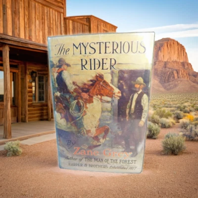 The Mysterious Rider, Zane Grey- SIGNED ~1921 1st Edition, With a Signed Check - Image 1 of 4