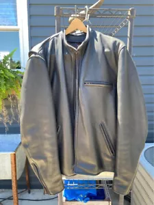 Near-mint, Made in USA Brooks leather motorcycle jacket. $200/obo! - Picture 1 of 9