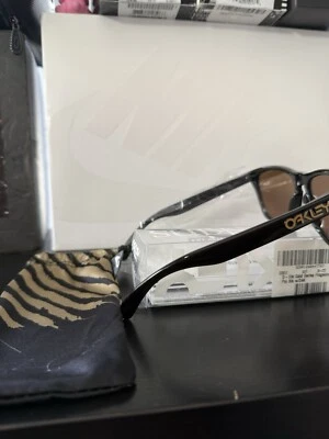 Oakley FROGSKINS Edición Limitada Shaun Blanco Pulido Negro con 24K Iridio 24-272 Foto 1 de 4