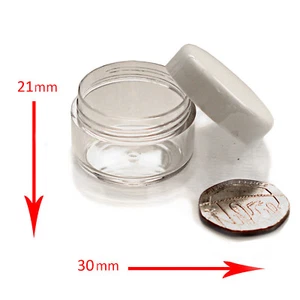 5 ml frasco superior artesanal transparente profundo x 3 ollas contenedor bálsamo labial brillo jhw3 - Imagen 1 de 1