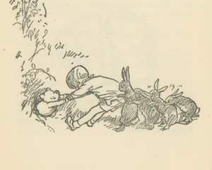 Impresión artística de Winnie-the-Pooh 1926 - Tiraron y tiraron de Ernest H Shepard - Imagen 1 de 3
