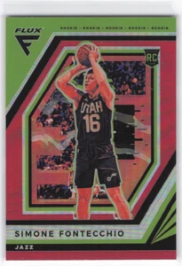 2022 Sandwiches Flux Simone Fontecchio Red Prizm RC Rookie #213 - Bild 1 von 2