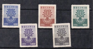 (bolivia)1960 Sc C212/6 set MH     u179 - Picture 1 of 3