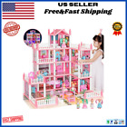 *NEW* Barbie Dreamhouse, 4-Story 11 Rooms Doll House with 4