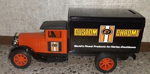 DIE CAST FREIGHT TRUCK BANK "CCI WORLS FINEST PRODUCTS FOR HARLEY DAVIDSON" - Picture 1 of 8