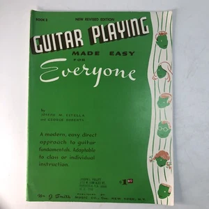 GREEN Guitar Playing Made Easy for Everyone Book TWO 2 Estella Roberts 1955 NOS - Picture 1 of 5