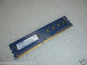 1GB STICK ELPIDA EBJ10UE8BDF0-AEF 240P PC3-8500U 1RX8 CL7 128x8 DDR3-1066 DIMM - Picture 1 of 2