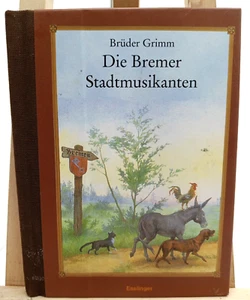 Vintage 1996 Bruder Grimm: Bremer Stadtmusikanten - Mini Hardcover. - Bild 1 von 5