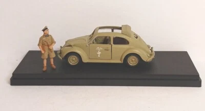 RIO Volkswagen Beetle Africa Korps VW Diecast 1941 1:43 asiento necesita reparación Foto 1 de 4