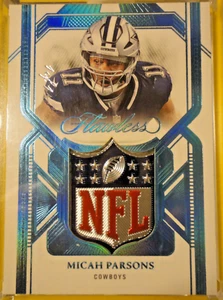 MICAH PARSONS 2023 Panini Flawless True 1 of 1 NFL SHIELD COWBOYS #FS-MPS - Picture 1 of 4