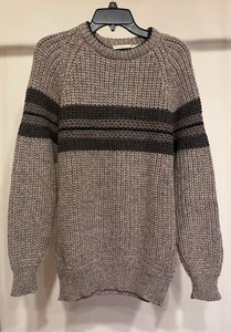 GAELTARRA for J CREW cable knit Pure Wool sweater sz M VTG 80s 90s Ireland - Picture 1 of 4