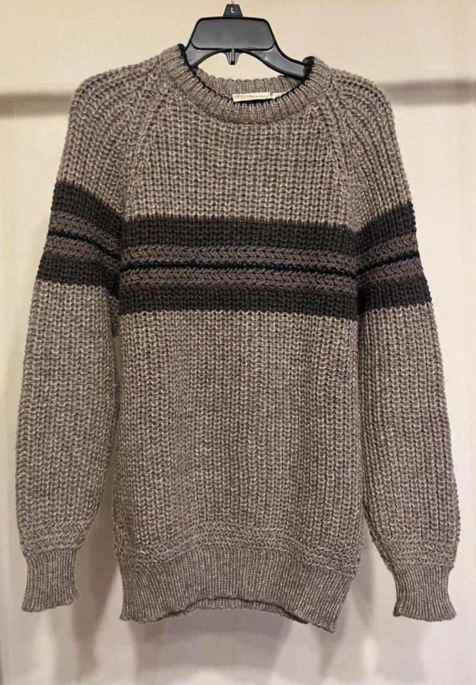 GAELTARRA for J CREW cable knit Pure Wool sweater sz M VTG 80s 90s Ireland - Image 1 of 4