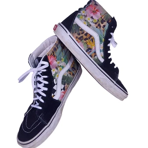 Vans Sk8 Tenis Zapatos Top Alto Hawaiano Tropical Floral Animal Mujer 9.5 - Imagen 1 de 9