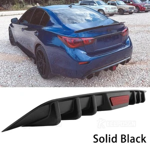 Black Shark Fins Rear Diffuser Bumper Spoiler Lips For Infiniti M35 M35h M37 M45 - Bild 1 von 11