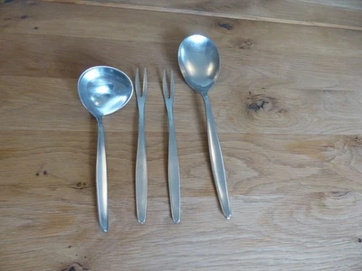 WMF Cromargan Stockholm   Saucenkelle Gemüselöffel Fleischgabel Vorleger - Bild 1 von 4