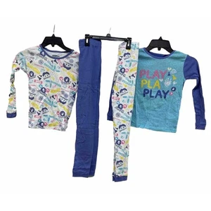 NWT Sz 8 Set Of 2 Girls Hasbro Monopoly Pajamas. 2 Tops And 2 Pants - Picture 1 of 10