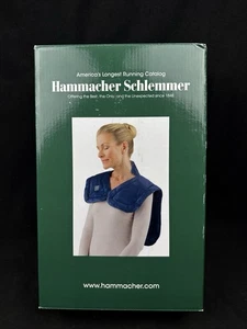 Neu im Karton Nacken Schulter Wärmeband therapeutische Heizung elektrische Pad Hämmer Schlemmer - Bild 1 von 12