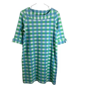 Sailor-Sailor Women Marina Gingham Check Dress Size Small - Picture 1 of 6