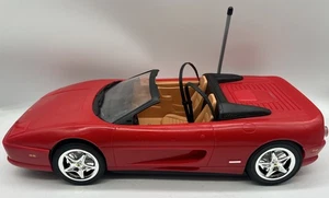 Vtg 2000 Barbie Red Ferrari F355 Spider Convertible RC Car No Remote CE7 - Picture 1 of 6