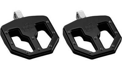 Clavija de pie Pro One 500761B negra BMX V1 macho Billet Harley y montaje métrico de horquilla Foto 1 de 2