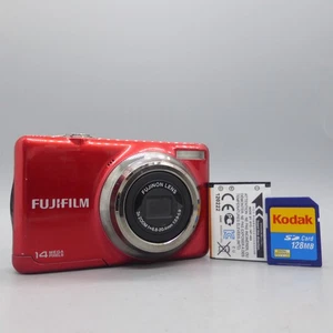 Fujifilm Digital Camera FinePix JV300 14.0MP Red Tested - Picture 1 of 8