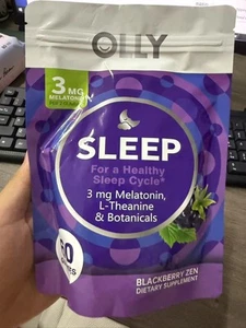 New Restful Sleep Gummies Blackberry 60 pcs UK - Picture 1 of 4