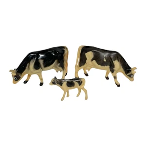 VINTAGE NYLINT COW & CALF FARM ANIMALS - LOT OF 3 - Picture 1 of 2