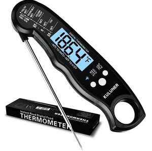 Kuluner Waterproof Digital Meat Thermometer Fast Accurate Cooking Tool - Picture 1 of 6