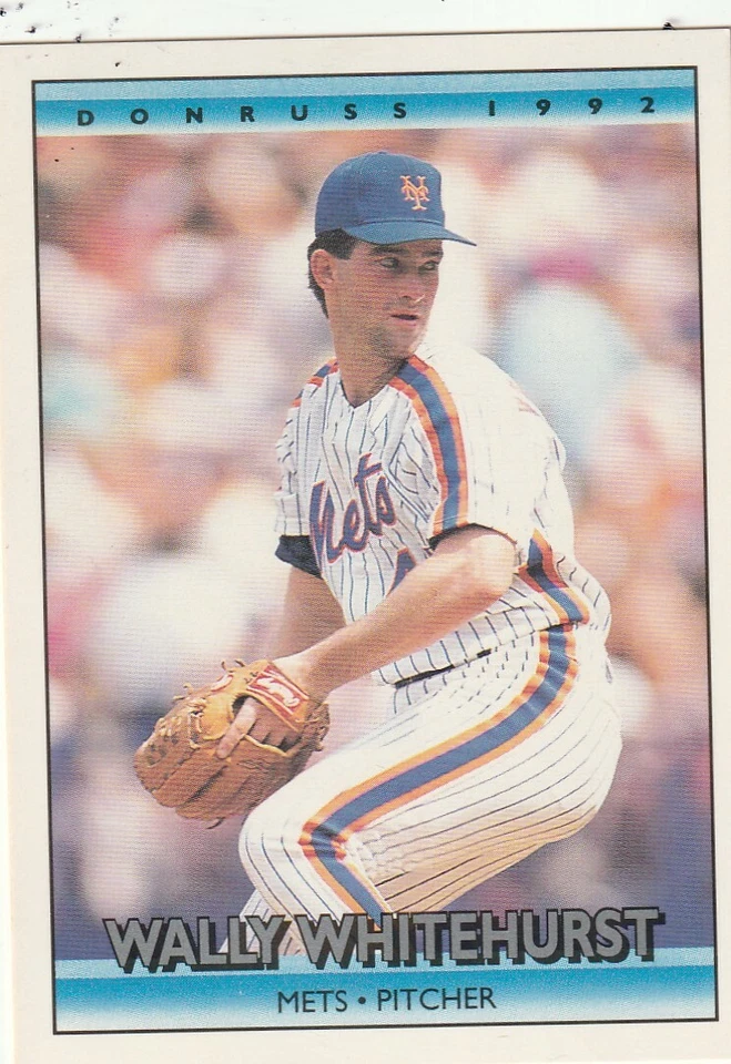 FREE SHIPPING-MINT-1992 Donruss Wally Whitehurst #134 METS PLUS BONUS CARDS - Image 1 of 1