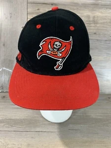 Vintage Twins Enterprise Tampa Bay Buccaneers Hat Snapback Black/red Wool Blend - Picture 1 of 6